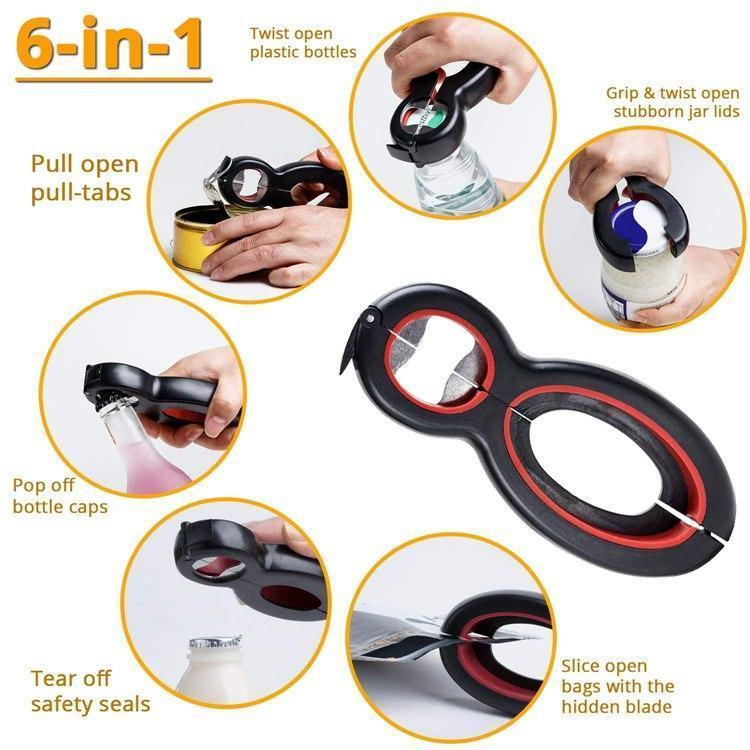 6-in-1 Multi Opener (2019 Upgraded)