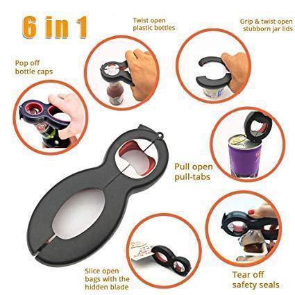 6-in-1 Multi Opener (2019 Upgraded)