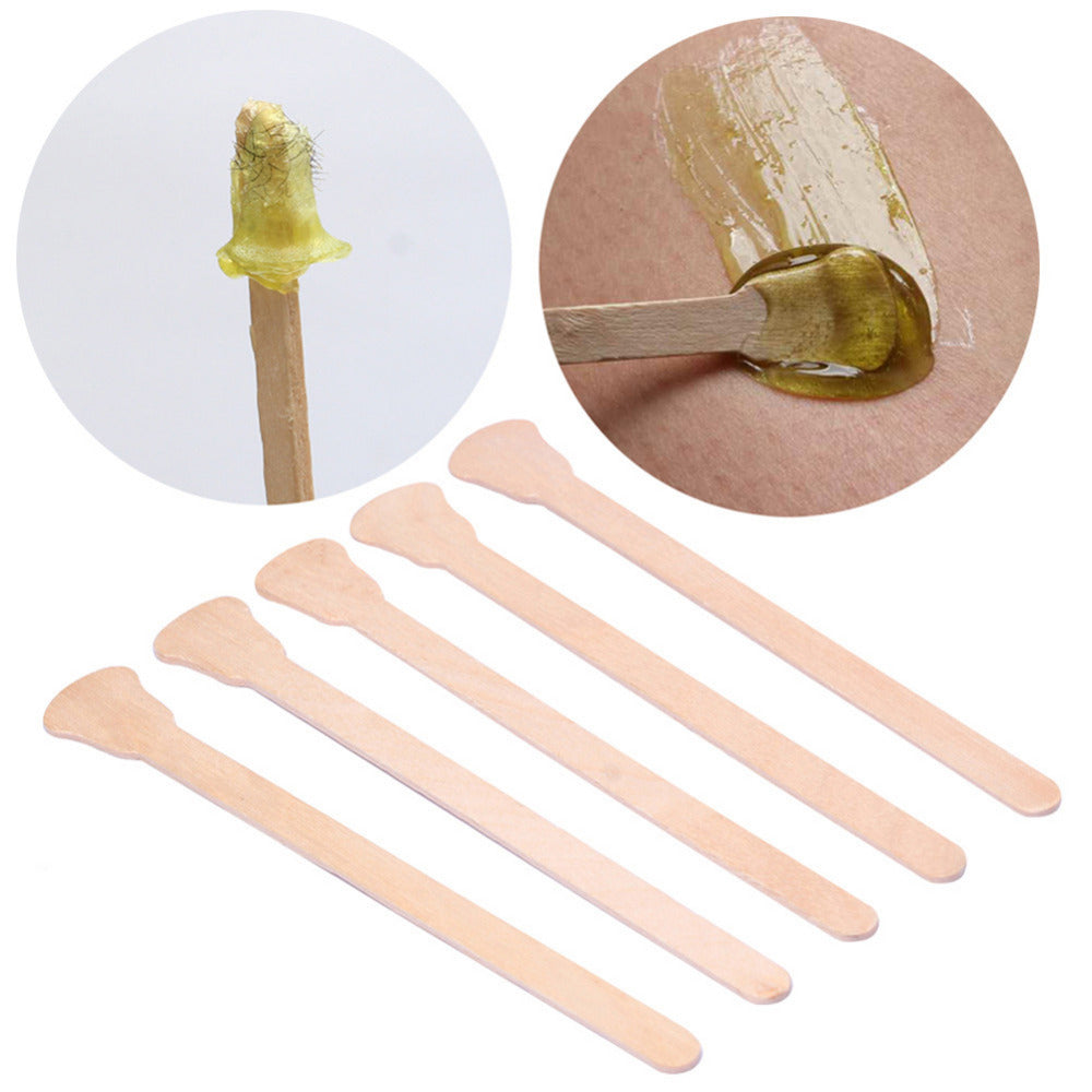 Wooden Waxing Spatula 50 Pcs